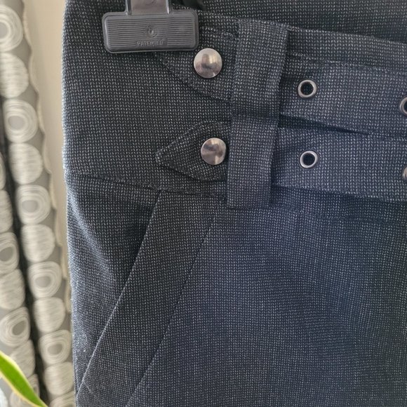 Nicowa Taupe and Black Wide Leg Pant Suit US 6 - Picture 12 of 16